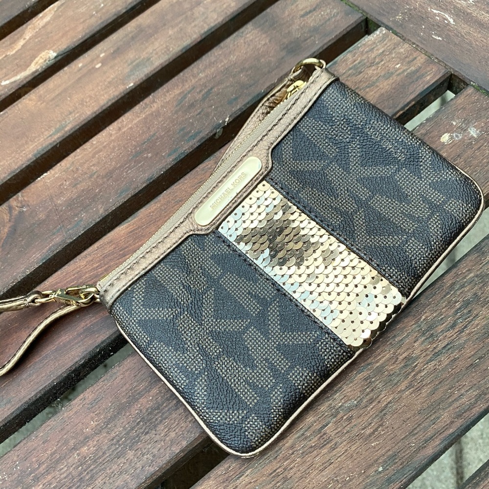 Michael Kors Sequin Wristlet